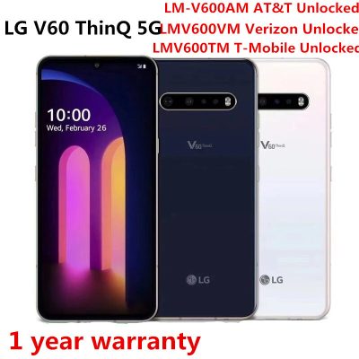 LG V60 ThinQ 5G LM-V600AM V600TM V600VM 128/256GB Unlocked Smartphone-New Sealed
