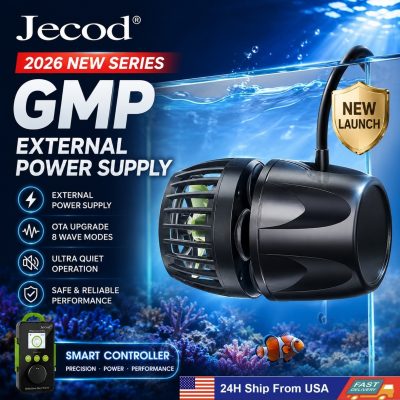 Jebao GMP 10-80 WiFi Bluetooth Wavemaker Pump OTA Upgrade 5th Gen Reef Tank