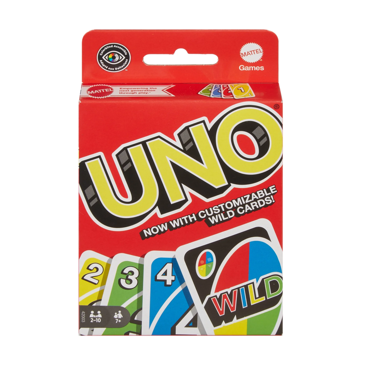 Card Game for Kids, Adults & Family Game Night, Original  Game of Matching Colors & Numbers