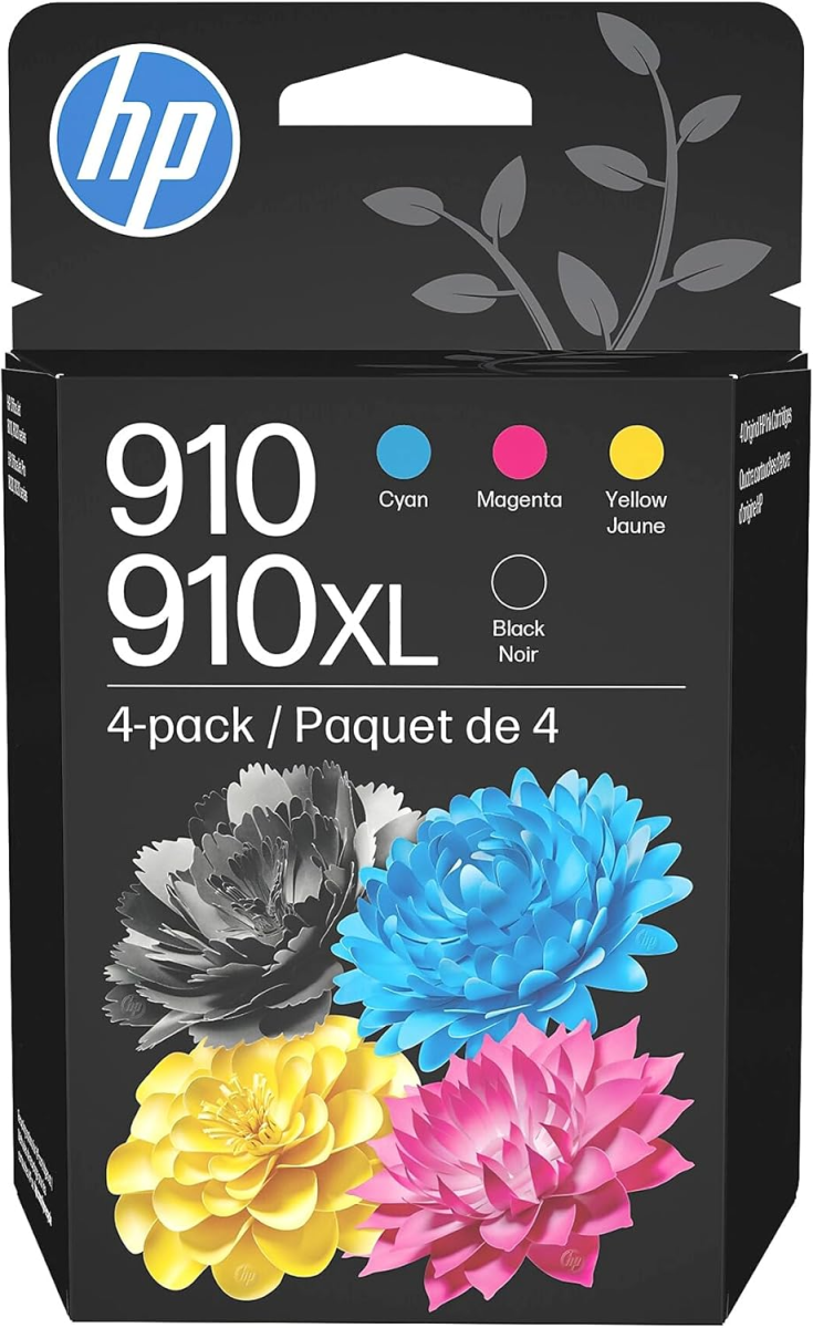 910 Black, Cyan, Magenta, Black Ink Cartridge (Black XL + CMY)