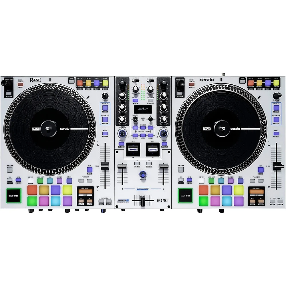 ONE MKII Professional Motorized DJ Controller - White