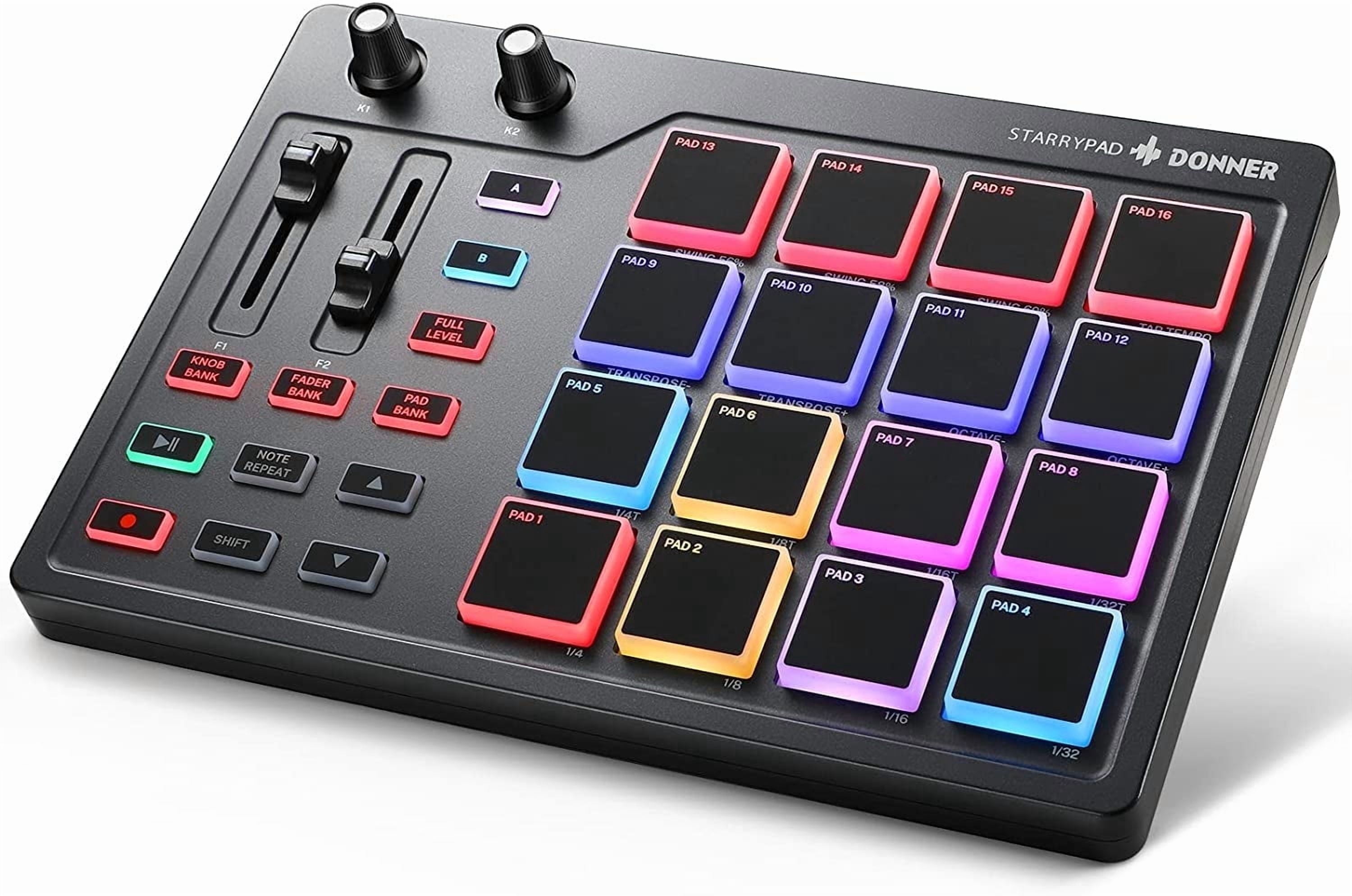 STARRYPAD Professional MIDI Pad Beat Maker Machine with 16 Beat Pads