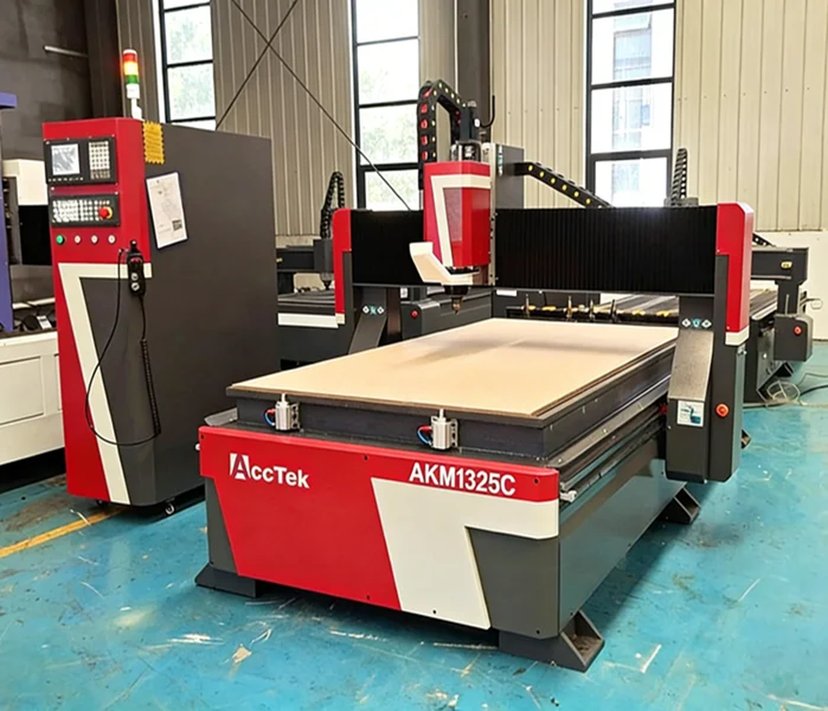 China Factory Price 4*8Ft 5*10Ft Automatic Tool Changers Woodworking Linear ATC CNC Router Machine AKM2030C with Syntec Control