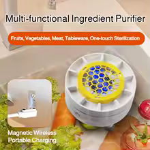 Nettoyeur sans fil pour fruits et légumes à domicile, élimination des résidus de pesticides, purificateur alimentaire, purification par turbine, nettoyeur pour fruits de mer et viandes