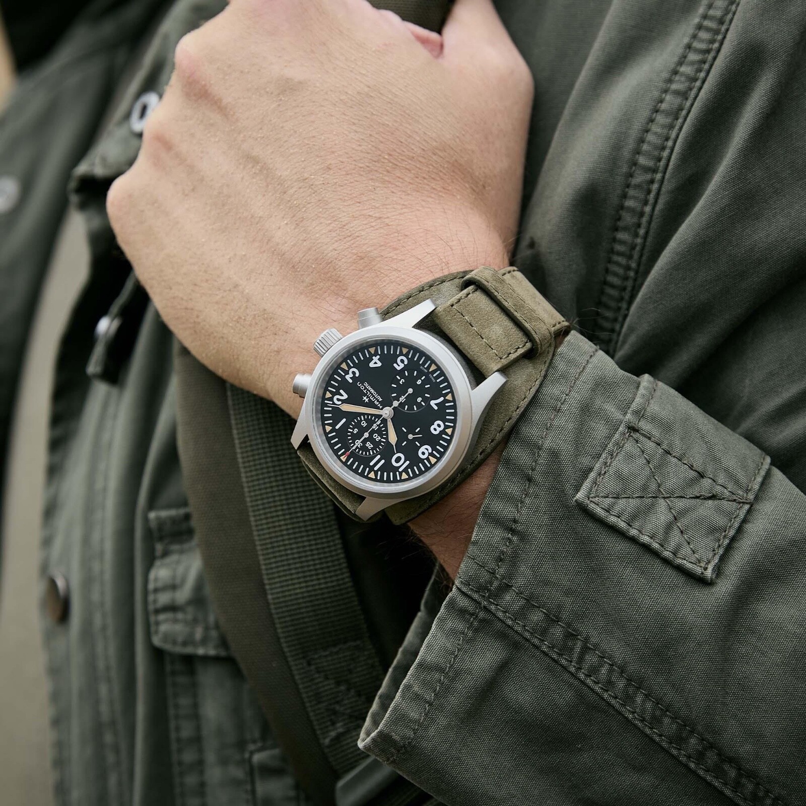 Hamilton Khaki Field Men's Black Watch - H71706830 for sale online | eBay