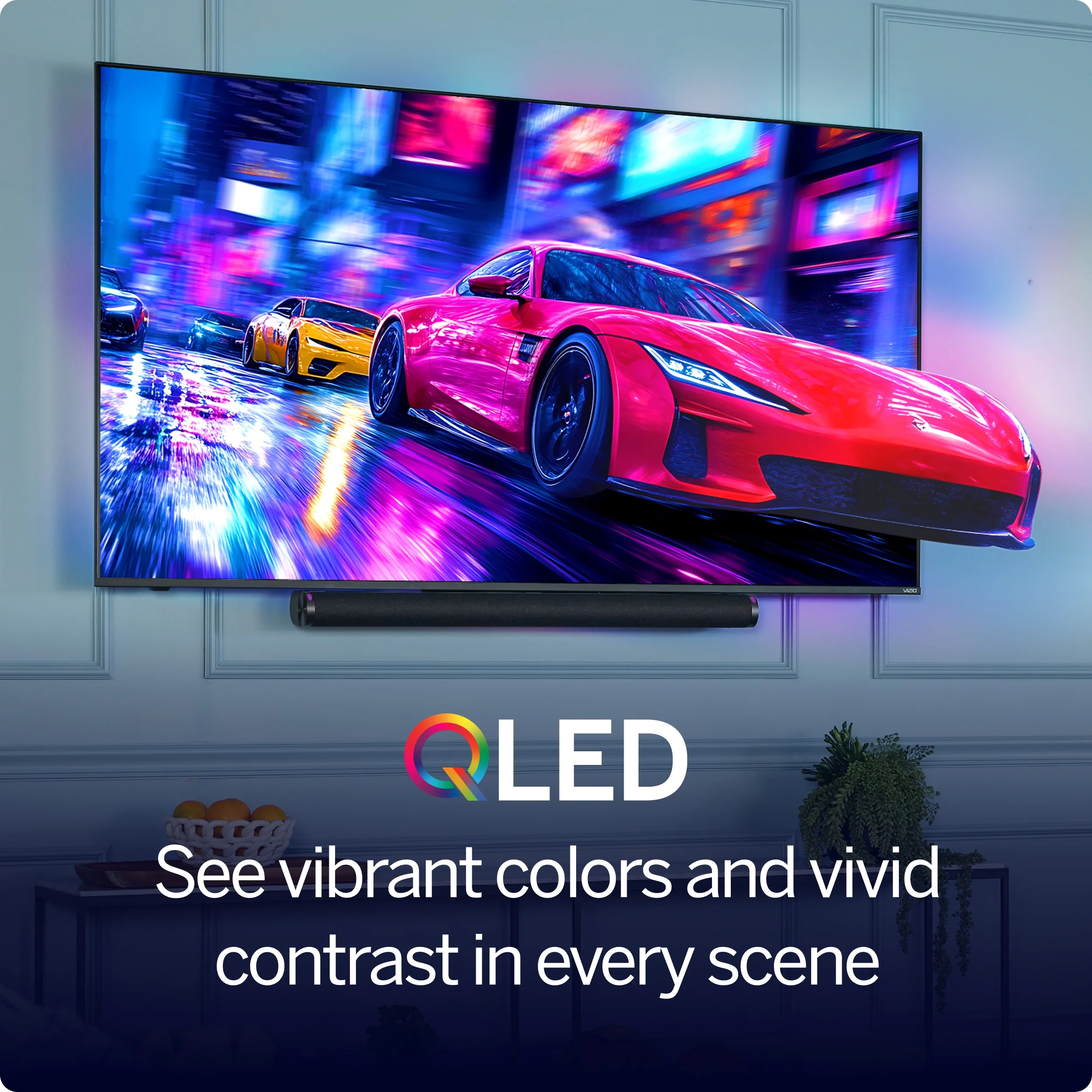 VIZIO 75" Class Quantum 4K QLED HDR Smart TV, VQD75R-10