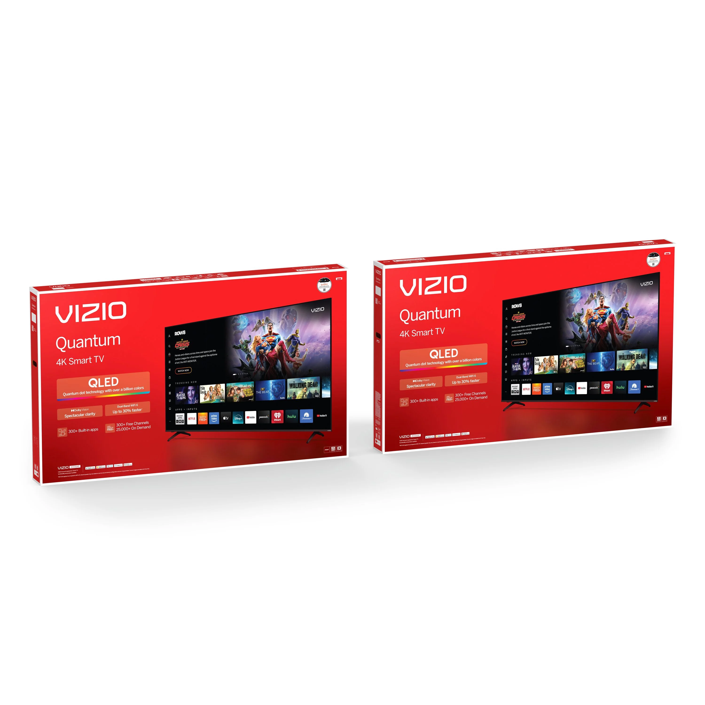 VIZIO 75" Class Quantum 4K QLED HDR Smart TV, VQD75R-10