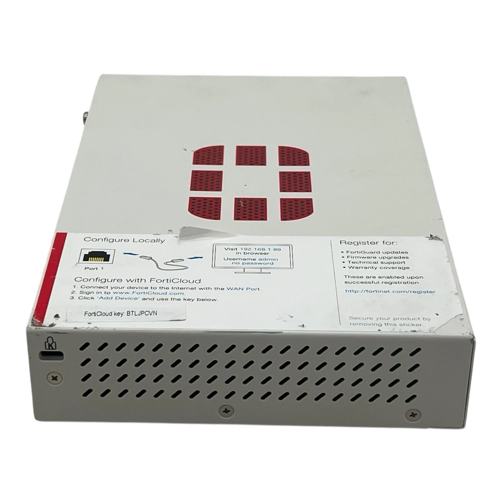Fortinet FortiGate 30E Firewall Network Security | No License