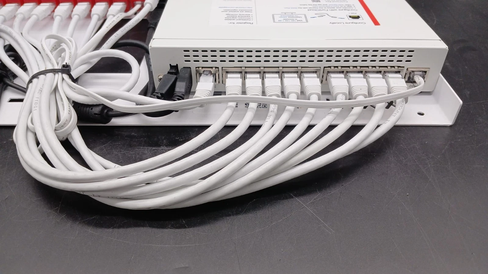 Fortinet 60E-DSL Security Firewall with 19" 1U Rackmount