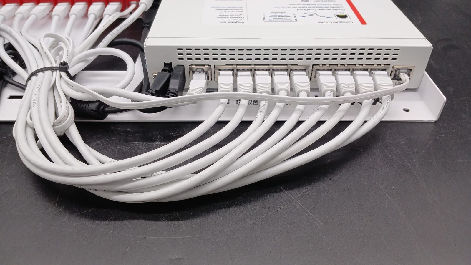 Fortinet 60E-DSL Security Firewall with 19" 1U Rackmount