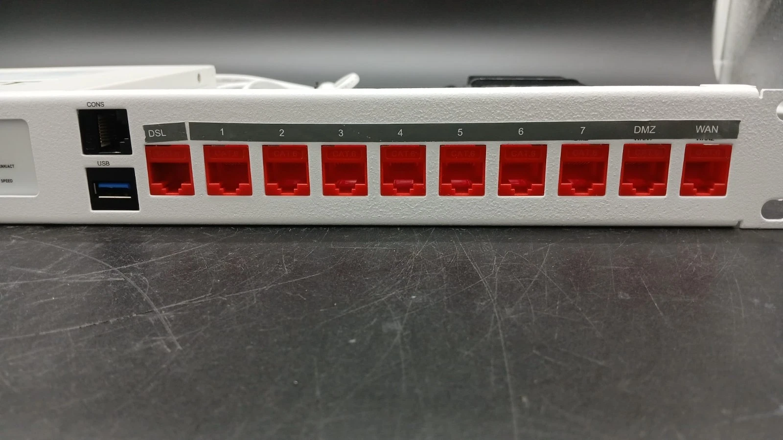 Fortinet 60E-DSL Security Firewall with 19" 1U Rackmount
