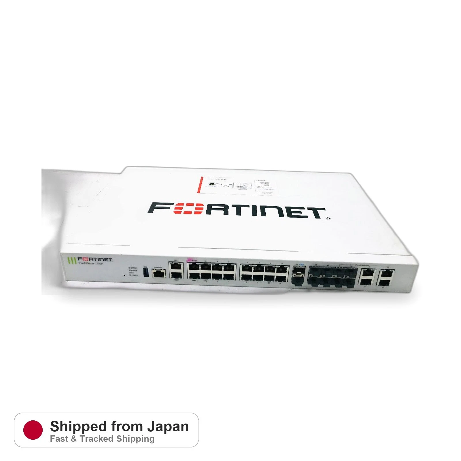 Fortinet FortiGate 100F FG-100F Network Security Firewall Initialized Used