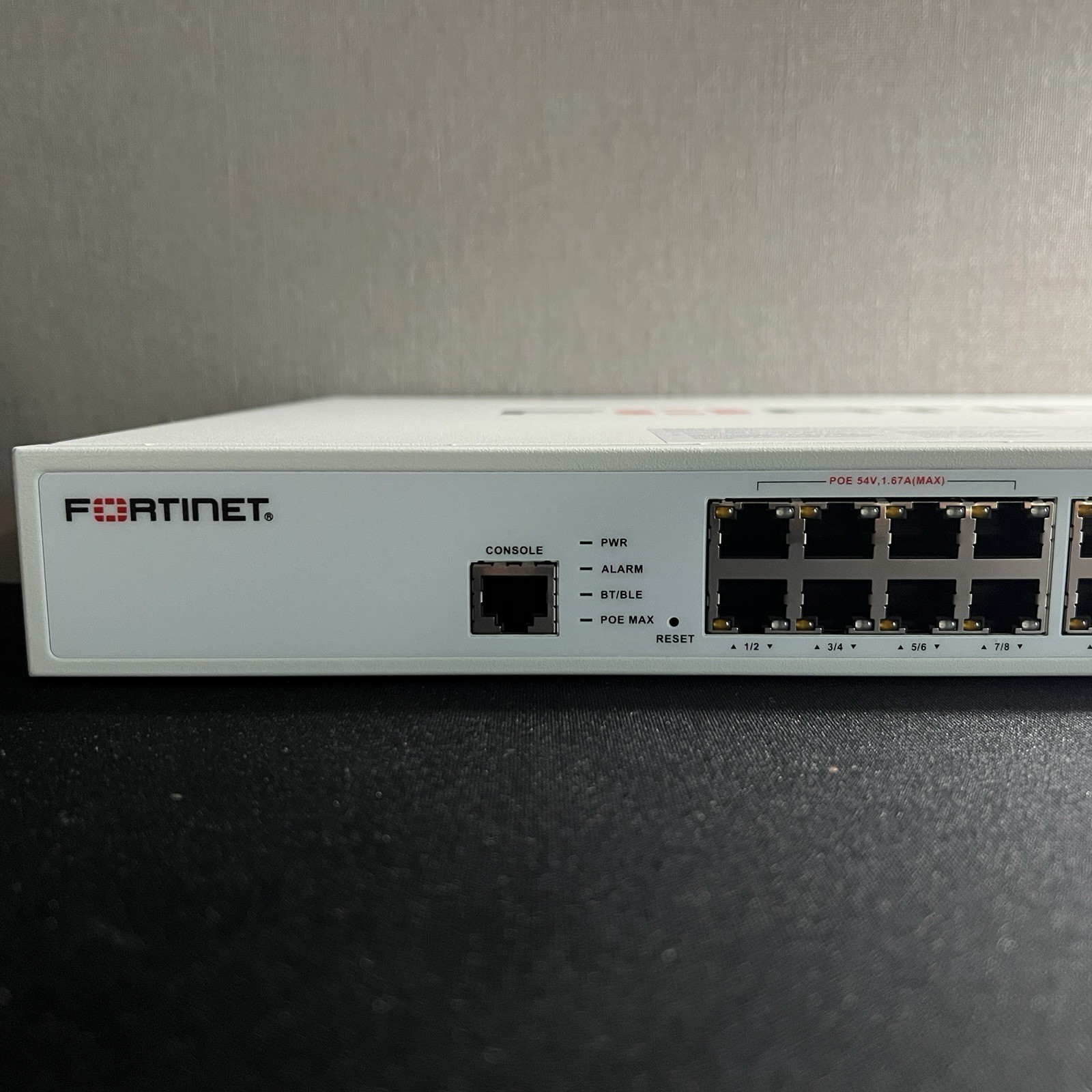 Fortinet FS-124G-FPOE Ethernet Switch FS124GFPOE