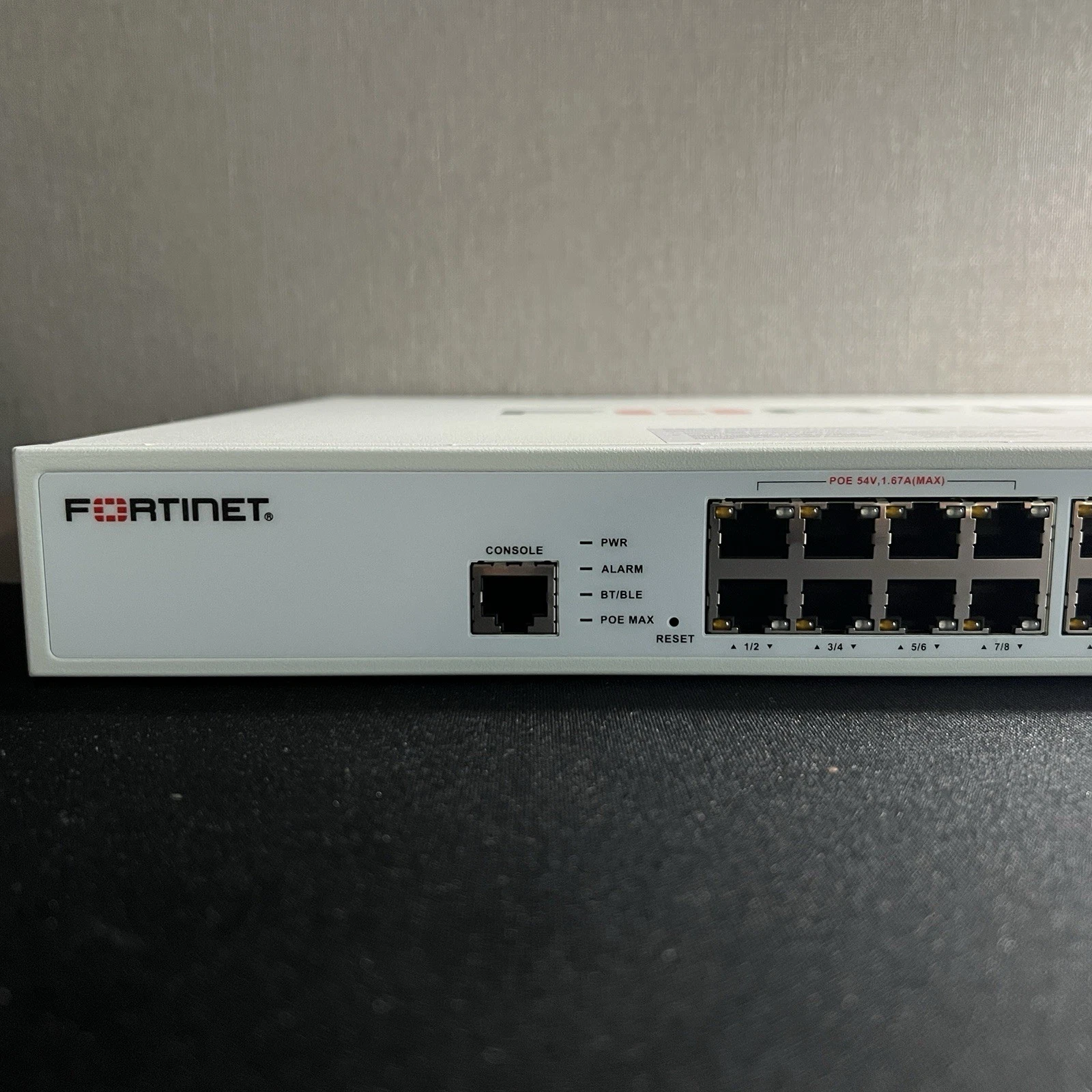 Fortinet FS-124G-FPOE Ethernet Switch FS124GFPOE