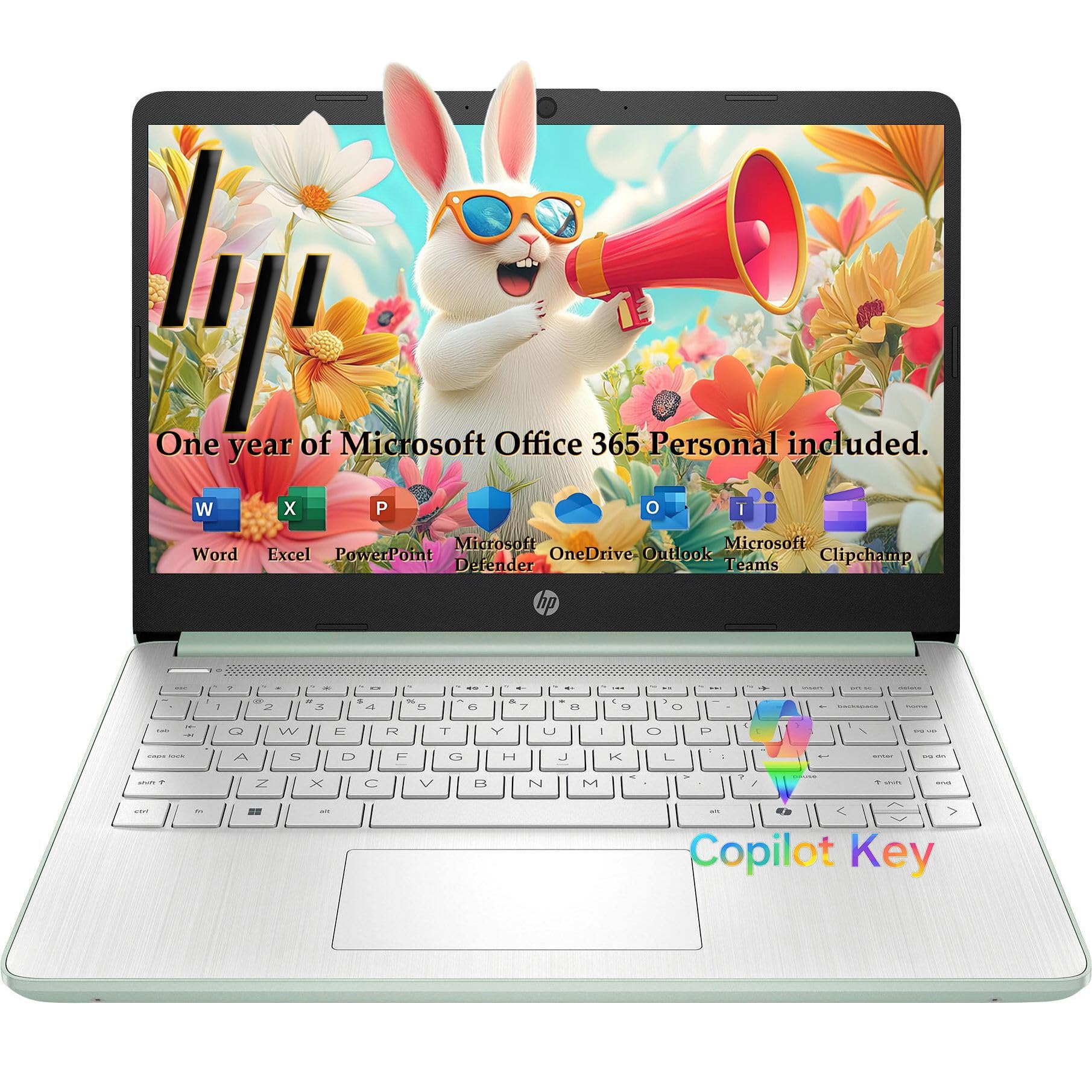 HP Laptop 2026 Student Business, Copilot AI+Office 365, 128GB UFS Intel CPU
