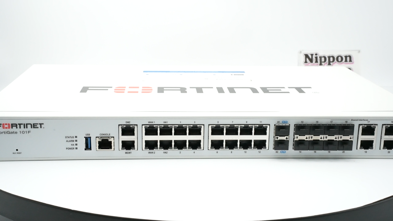 Fortinet FortiGate 101F FG-101F Firewall Security Appliance NGFW w/ AC Adapter