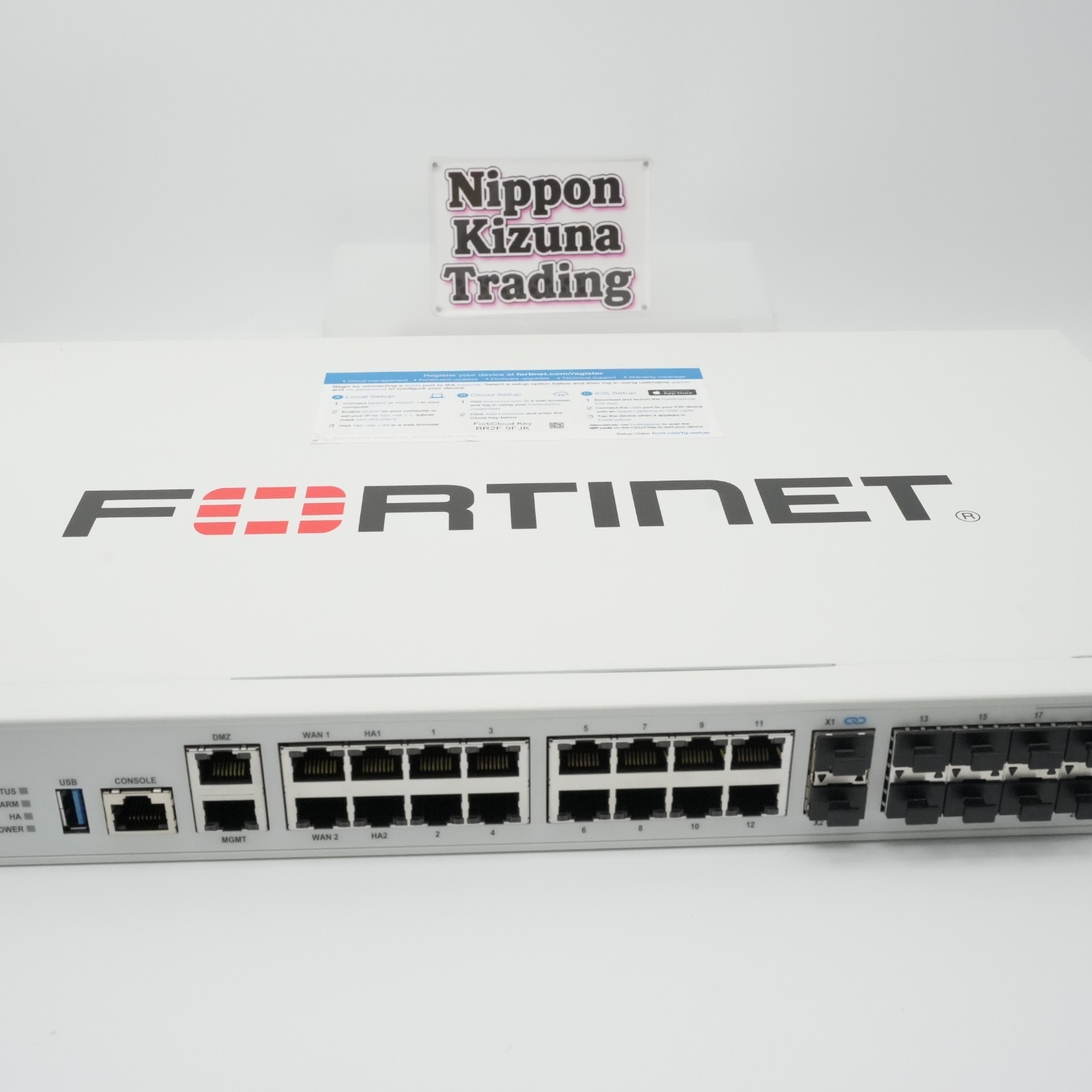 Fortinet FortiGate 101F FG-101F Firewall Security Appliance NGFW w/ AC Adapter
