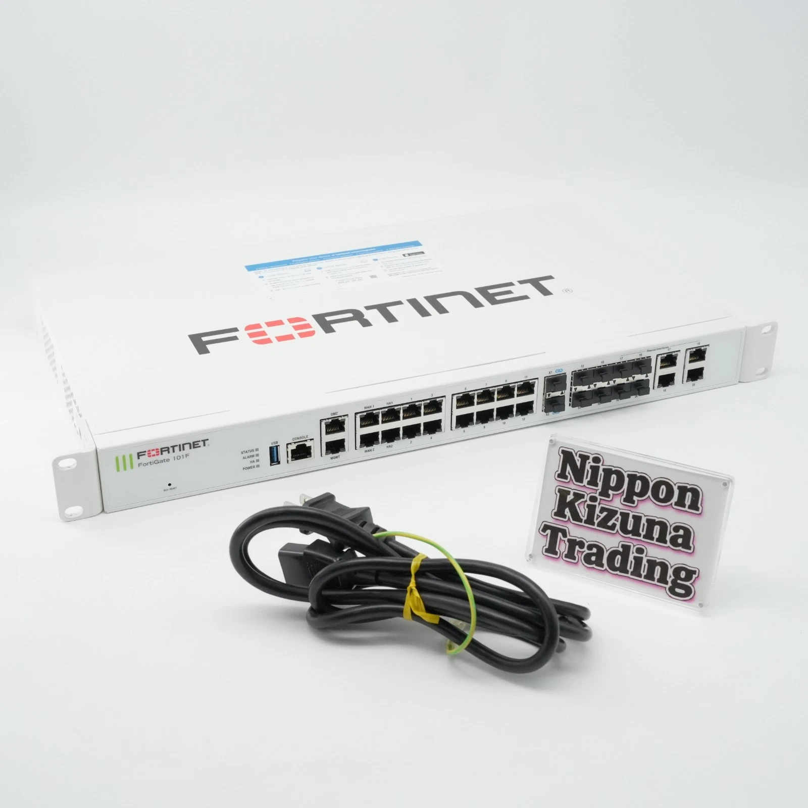 Fortinet FortiGate 101F FG-101F Firewall Security Appliance NGFW w/ AC Adapter