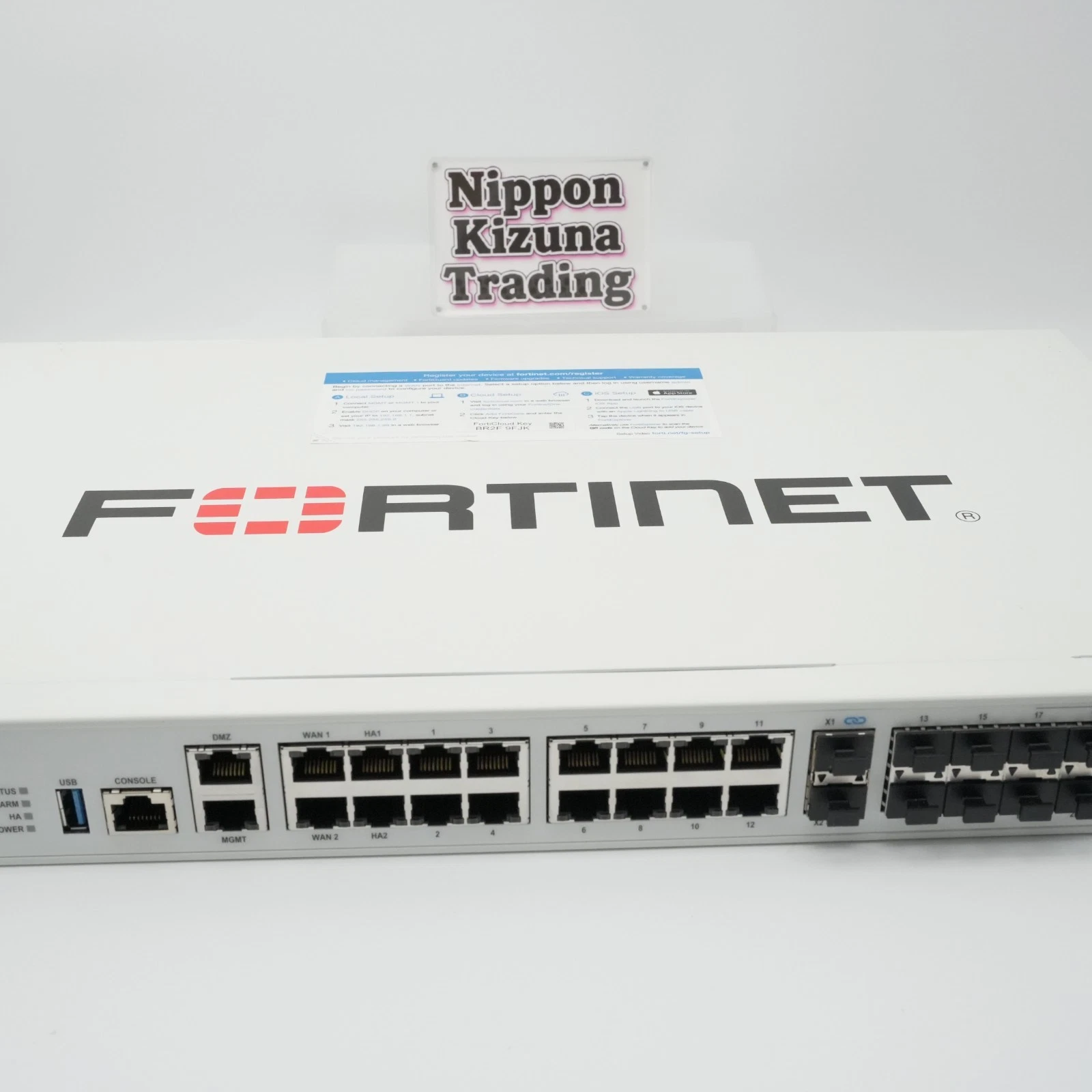 Fortinet FortiGate 101F FG-101F Firewall Security Appliance NGFW w/ AC Adapter