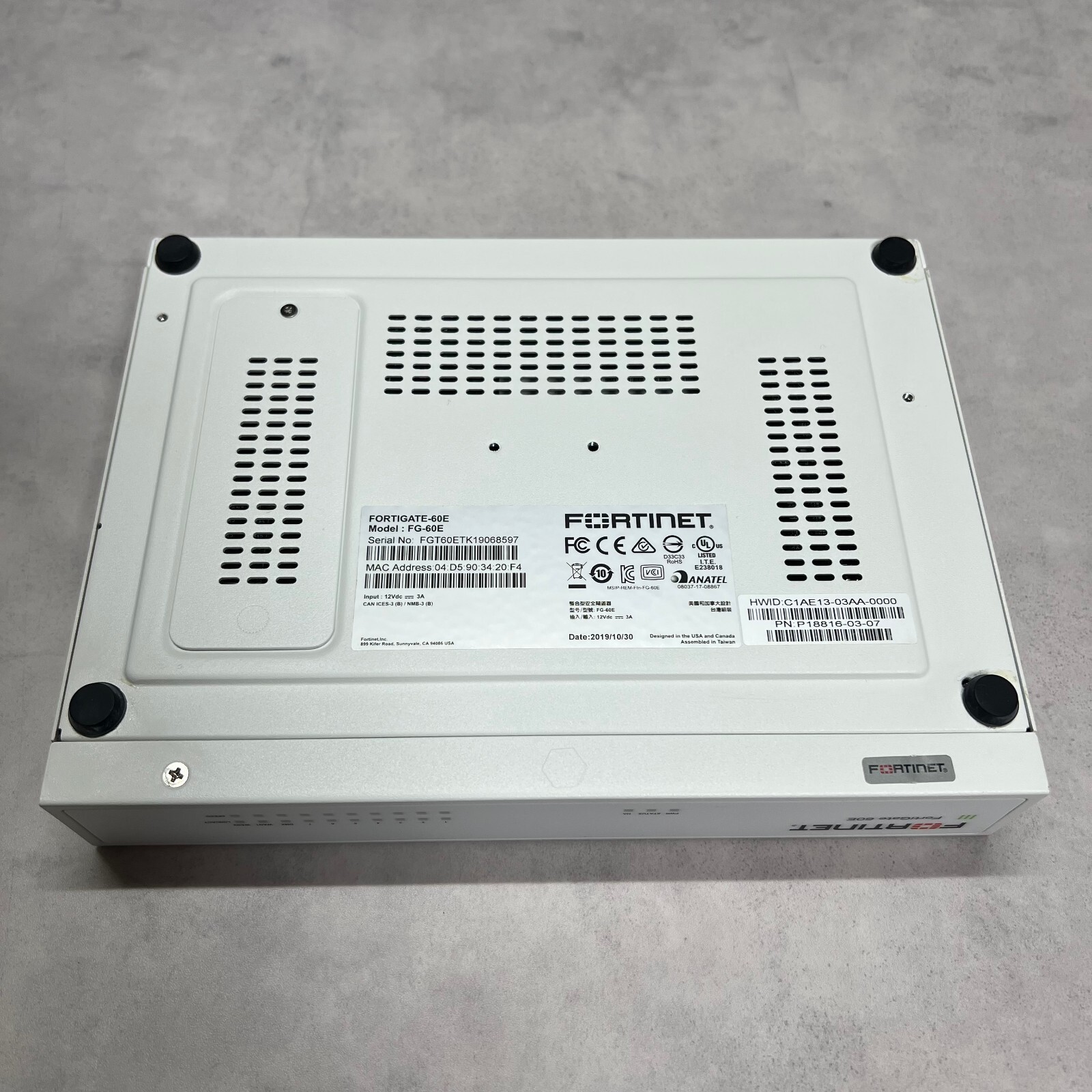 【Select License Term】 Fortinet FG-60E Fortigate-60E Network Security 【1day Ship】