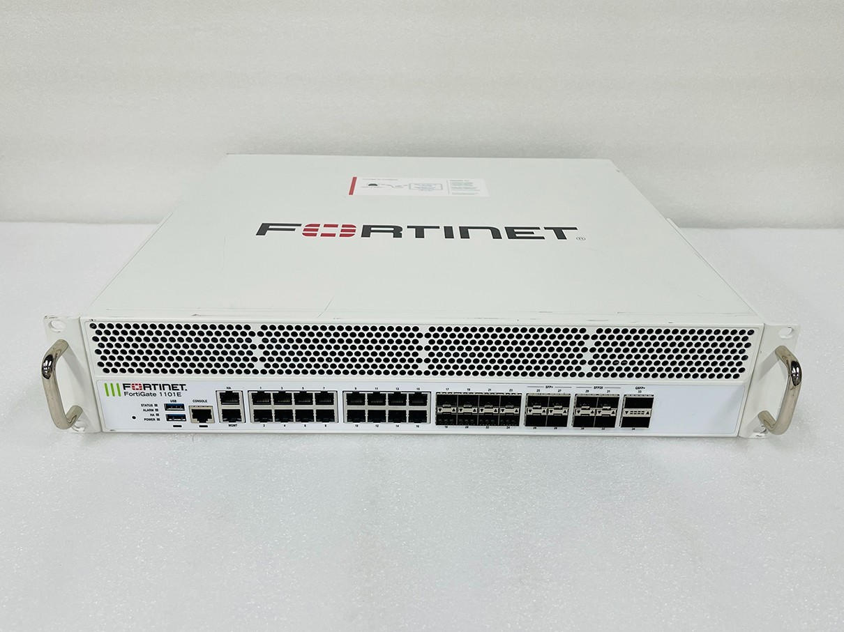 Fortinet FG-1101E FortiGate-1101E 2x40G 4x25G 4x10G 24xGE Ports Network Firewall