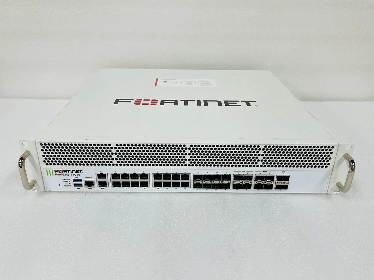 Fortinet FG-1101E FortiGate-1101E 2x40G 4x25G 4x10G 24xGE Ports Network Firewall