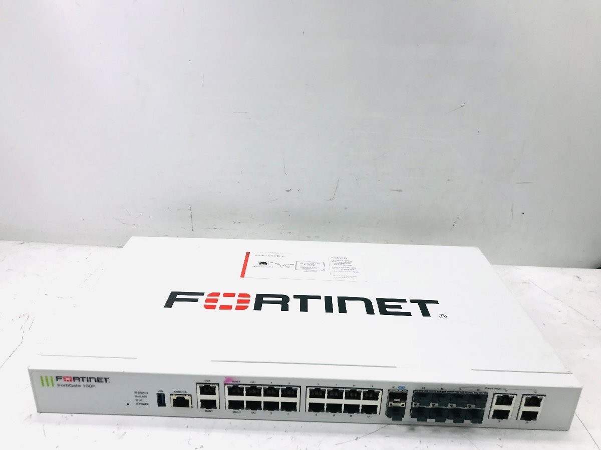 Fortinet FortiGate 100F FG-100F Network Security Firewall Appliance used