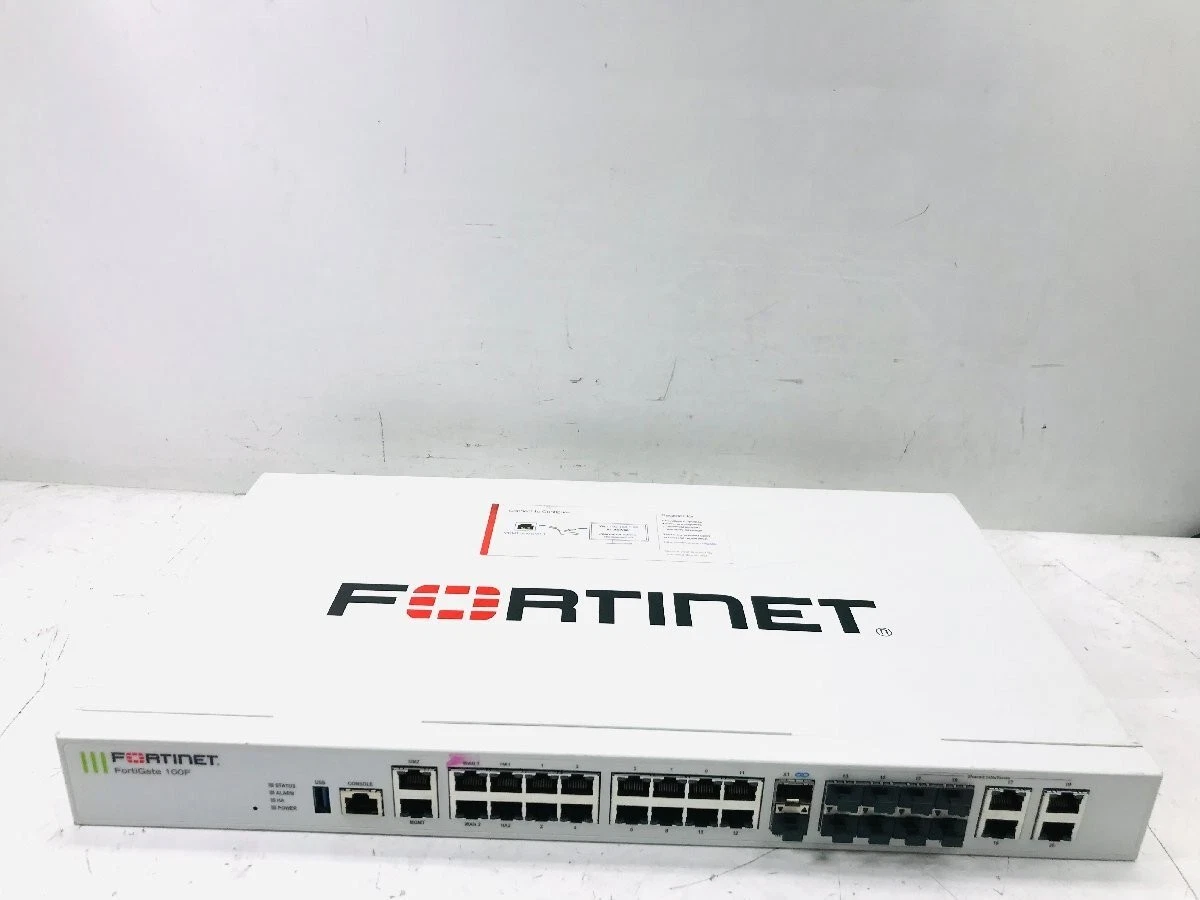 Fortinet FortiGate 100F FG-100F Network Security Firewall Appliance used