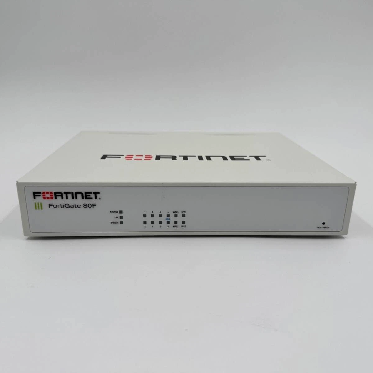Fortinet FortiGate 80F FG-80F No License Term UTM UTP Security Firewall Unit.
