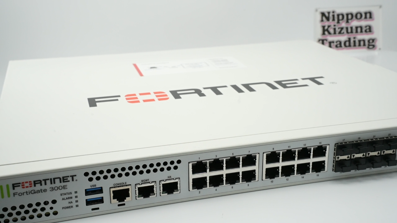 Fortinet FortiGate 300E FG-300E Firewall Security Appliance NGFW w/ Adapter