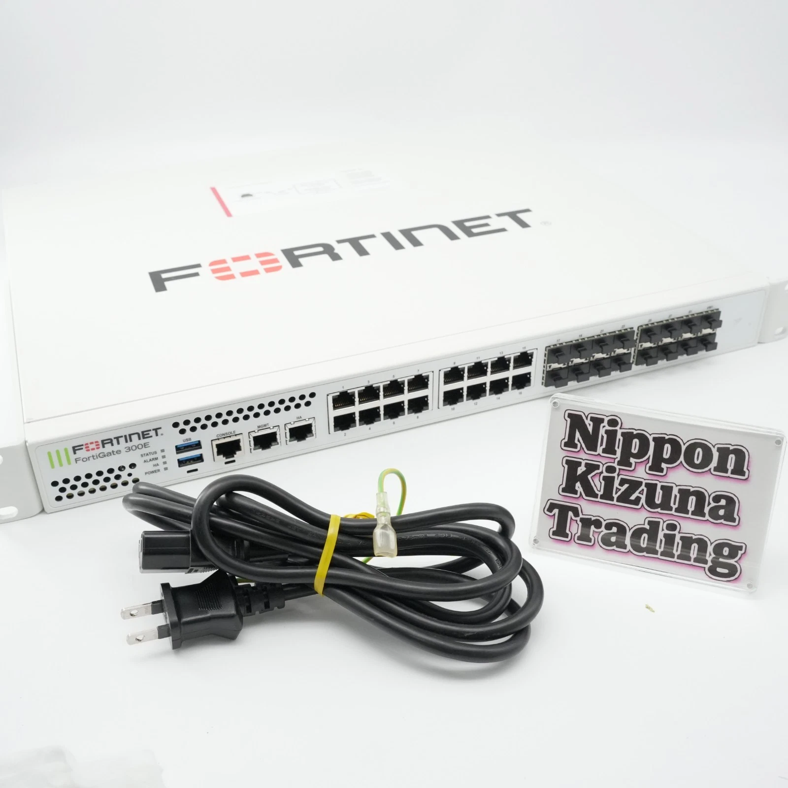 Fortinet FortiGate 300E FG-300E Firewall Security Appliance NGFW w/ Adapter