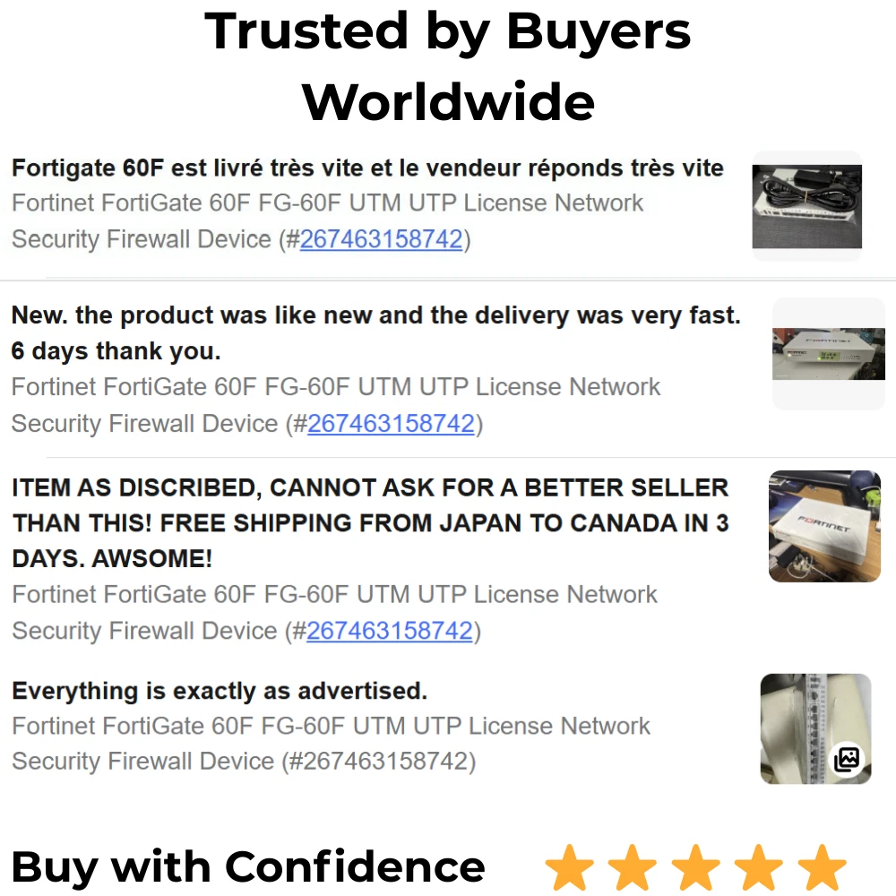 Fortinet FortiGate 60F FG-60F UTM UTP License Until 2027 Network Security FW VPN