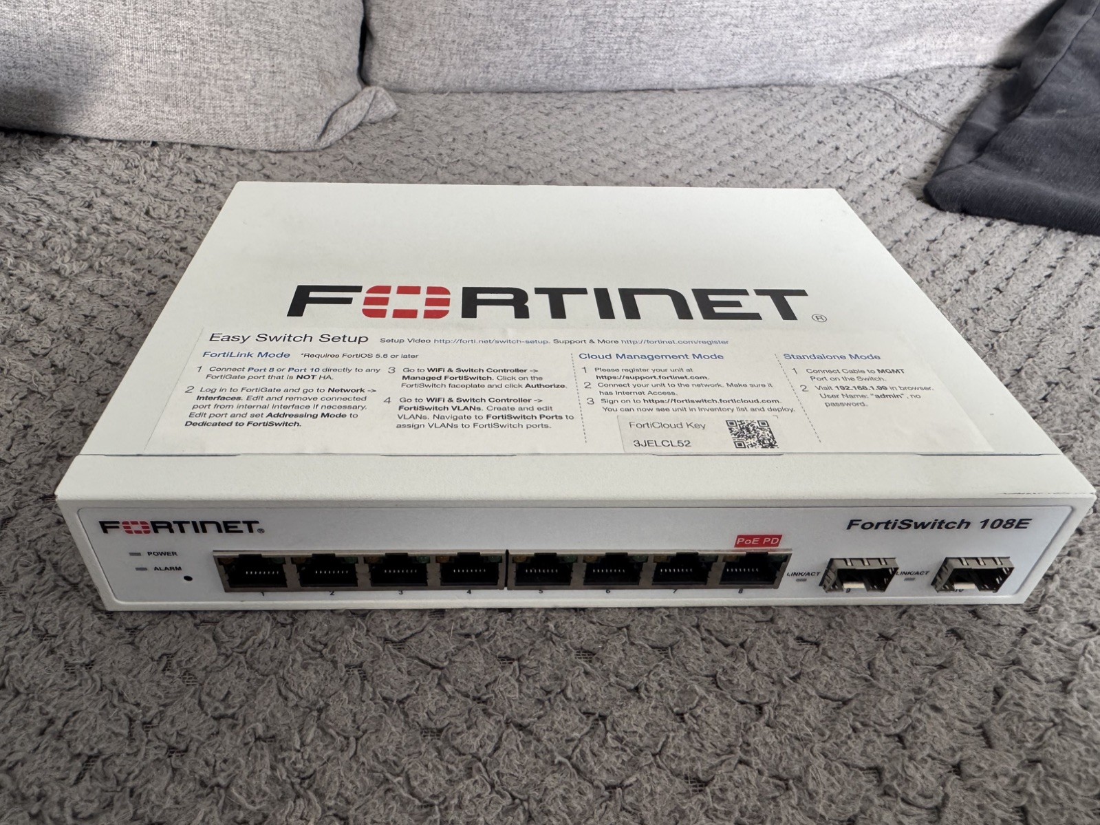 Fortinet FortiSwitch 108E