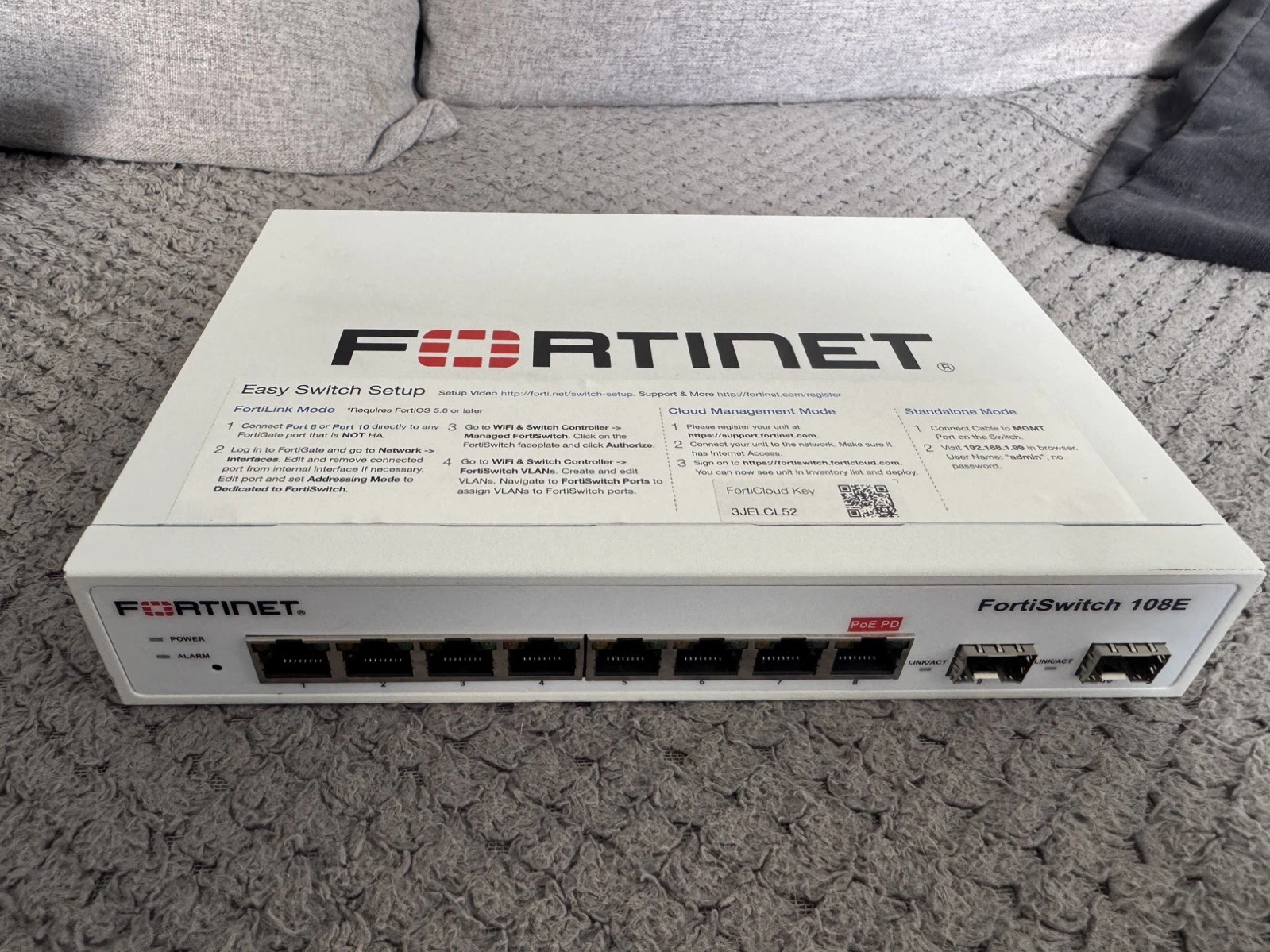 Fortinet FortiSwitch 108E