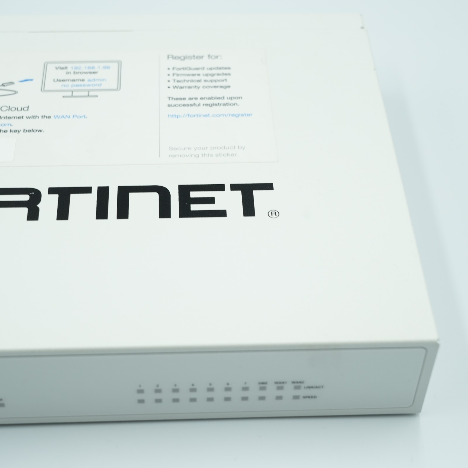 Fortinet FortiGate 60E FG-60E Network Security Firewall Appliance Tested Working
