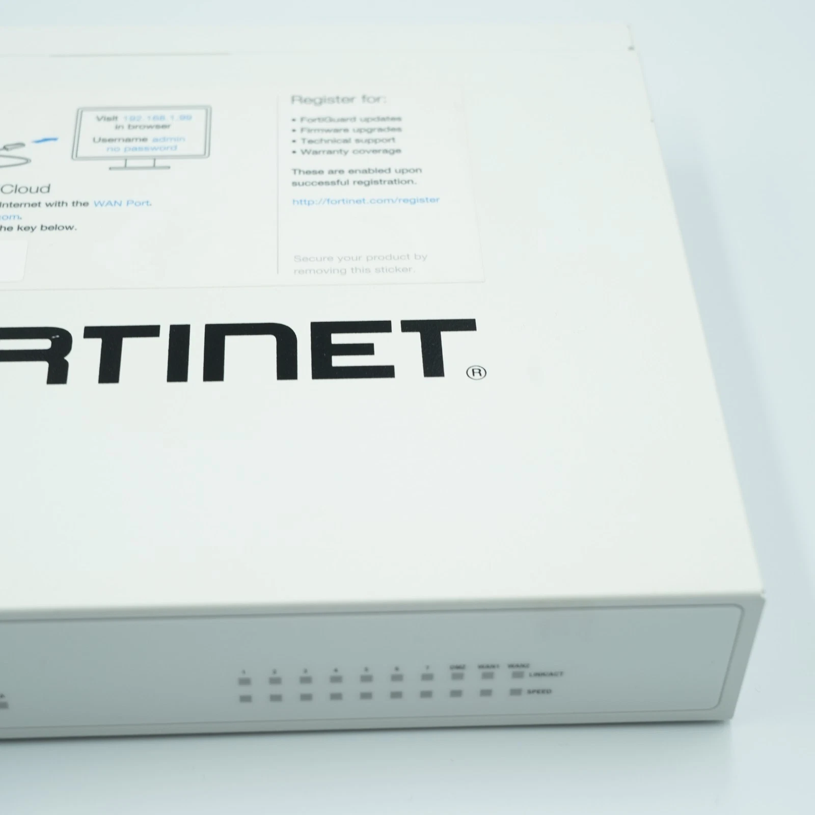 Fortinet FortiGate 60E FG-60E Network Security Firewall Appliance Tested Working