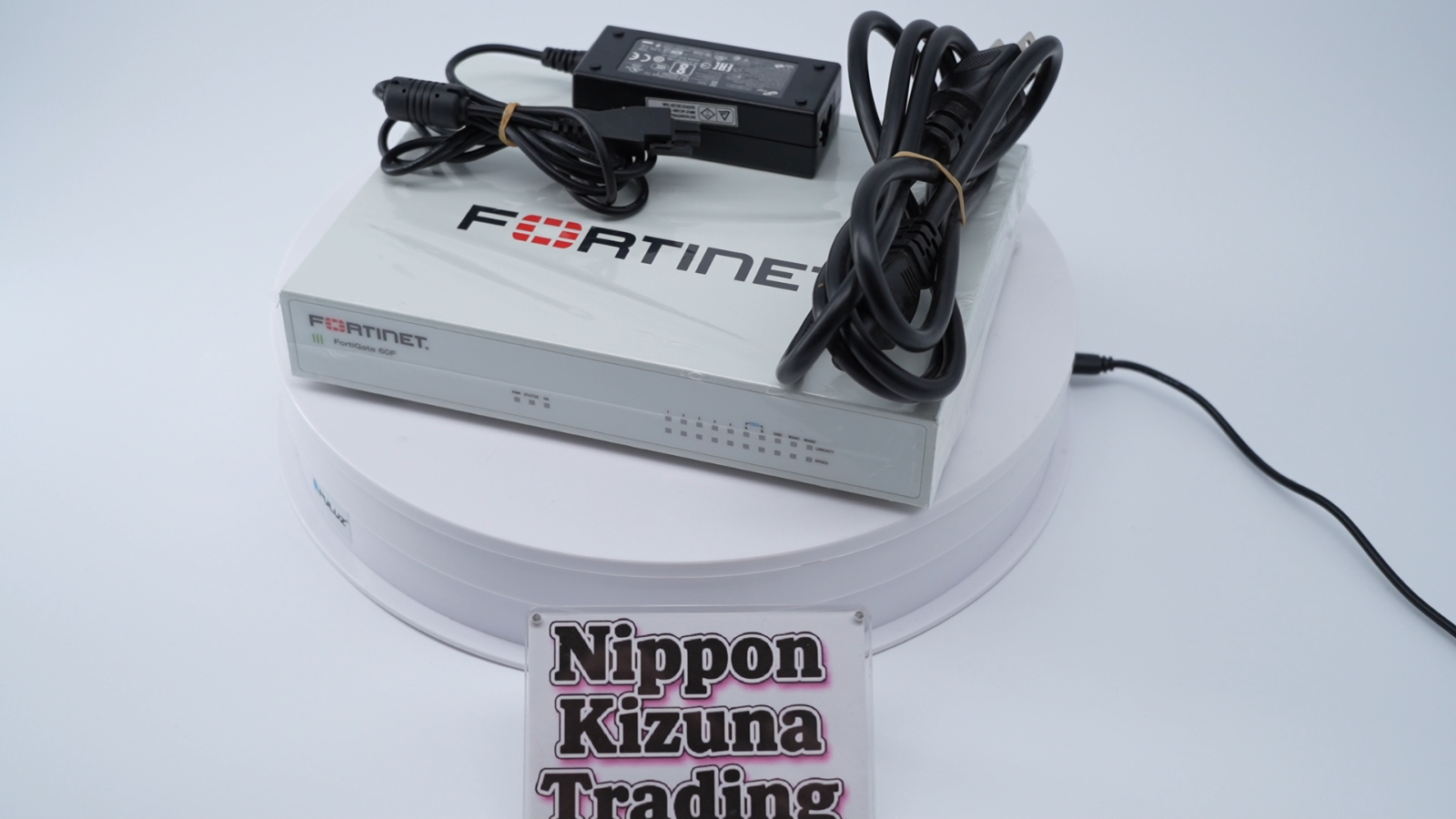 10x Fortinet FortiGate-60F FG-60F Security Firewall No Lic Initialized w/Adapter