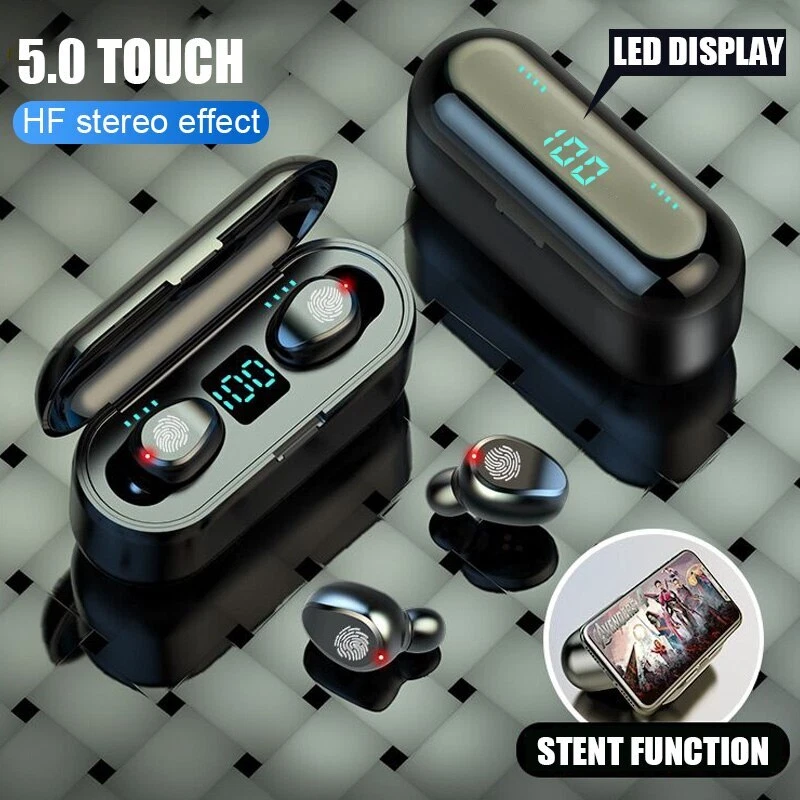 TWS Bluetooth Earphones with Microphone Wireless Earbuds Headsets For iPhone