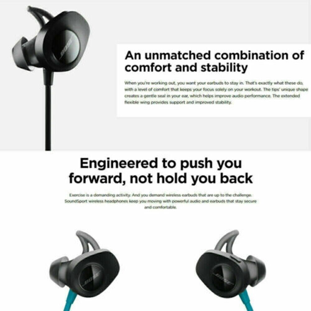 Bose SoundSport Wireless In Ear Bluetooth Headphones NFC Earbuds-All Colors