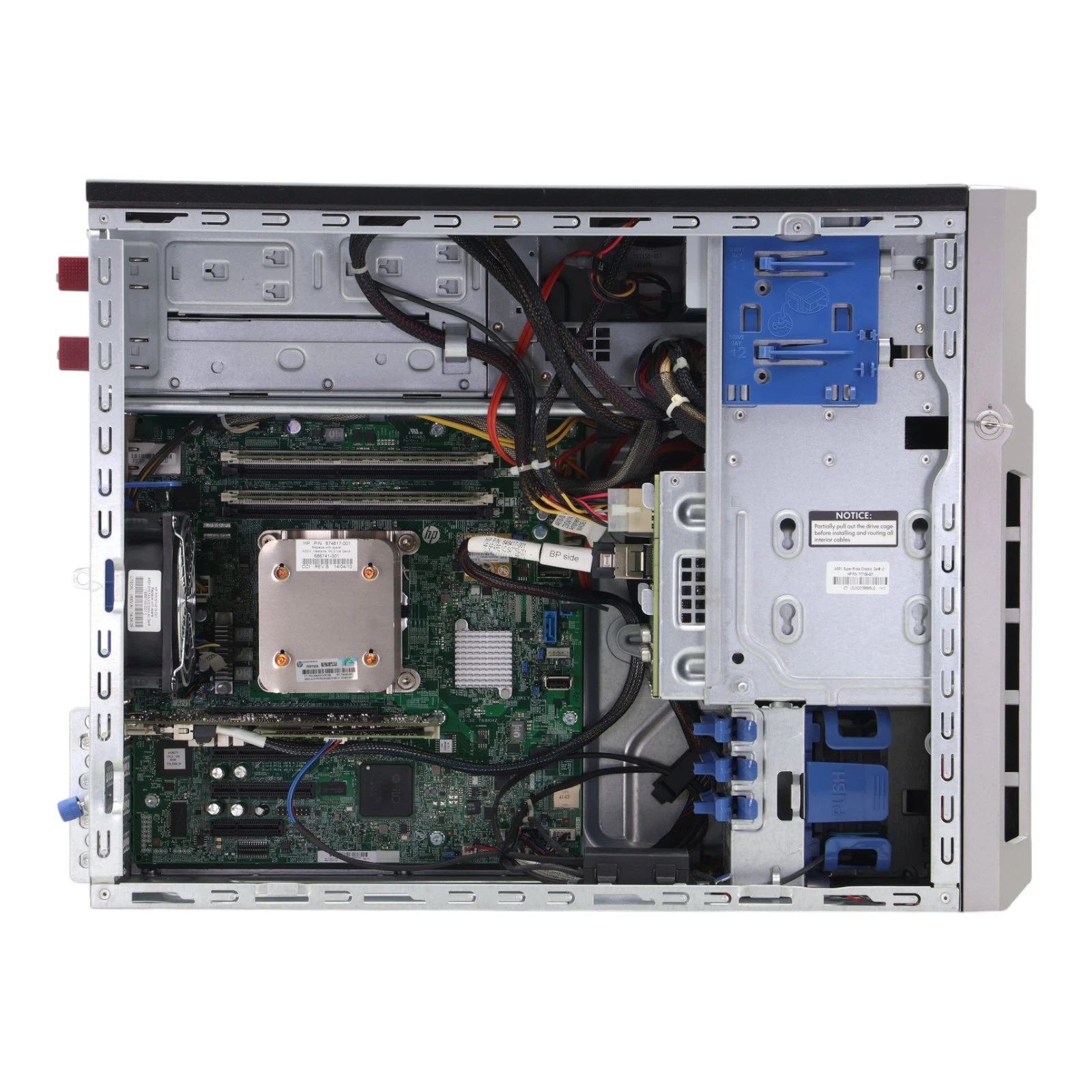 HP ProLiant ML310e G8 Pentium G1610 8GB P222 4x LFF 2x PSU Tower Server