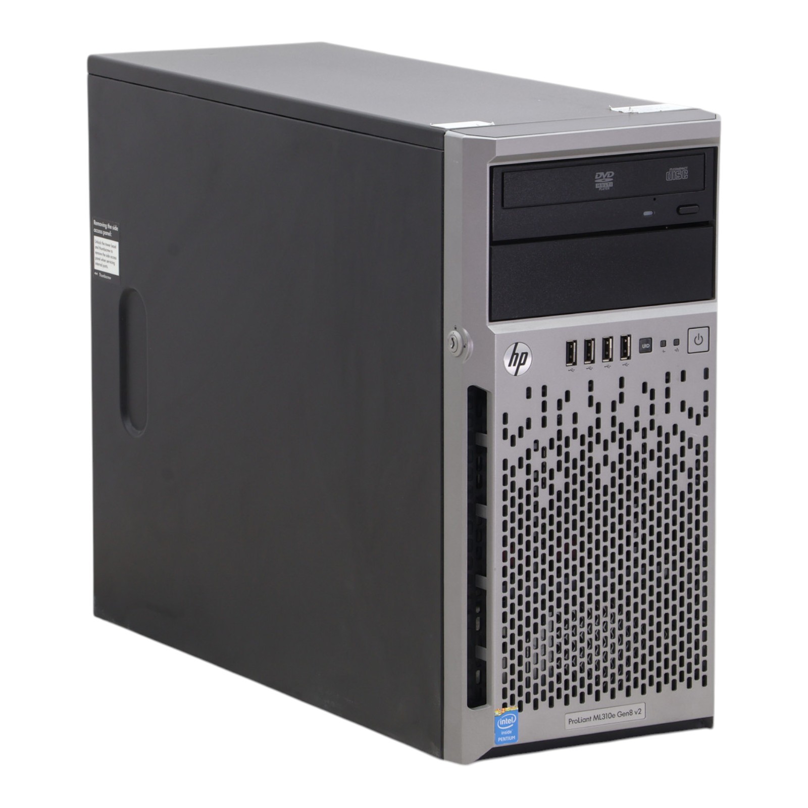 HP ProLiant ML310e G8 Pentium G1610 8GB P222 4x LFF 2x PSU Tower Server