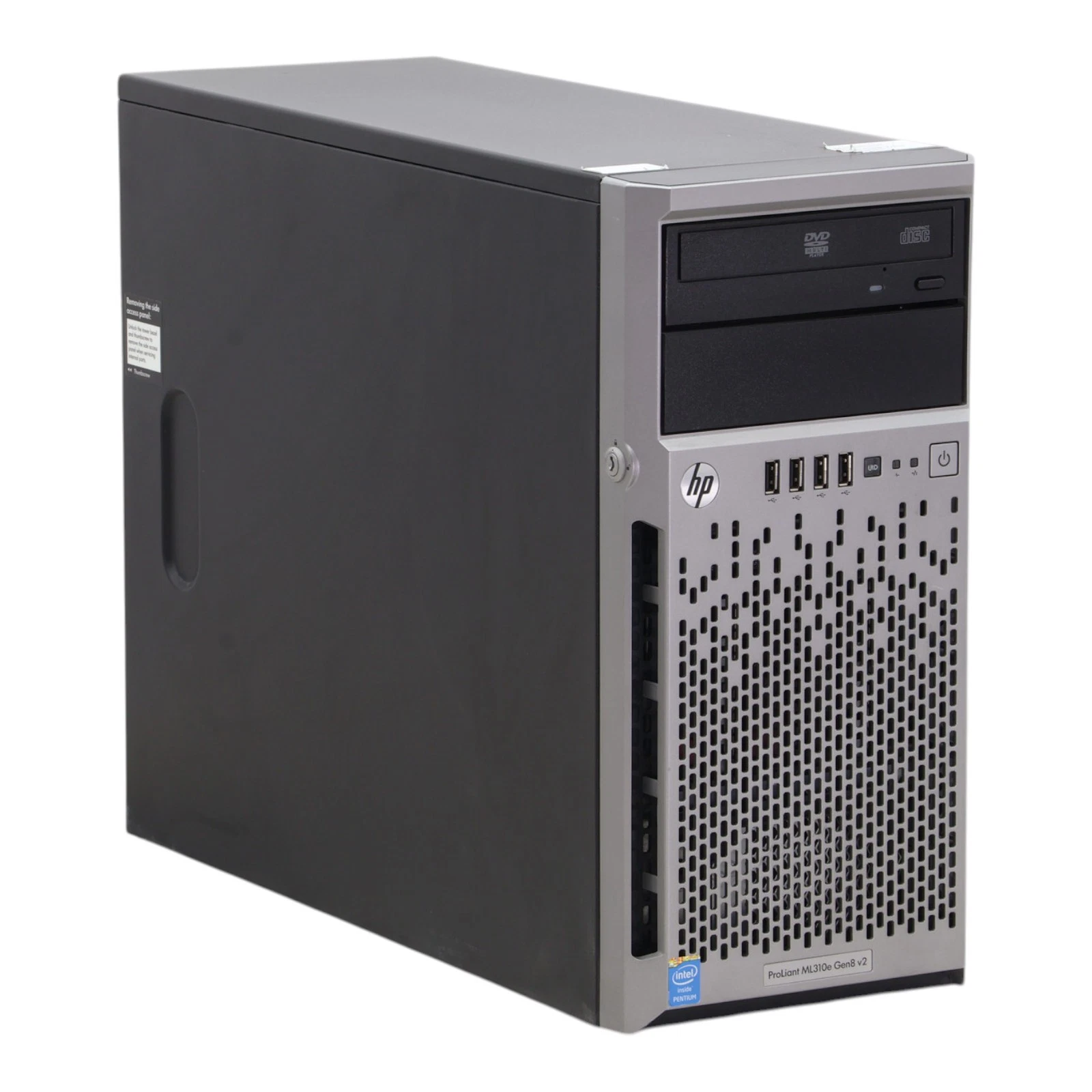 HP ProLiant ML310e G8 Pentium G1610 8GB P222 4x LFF 2x PSU Tower Server