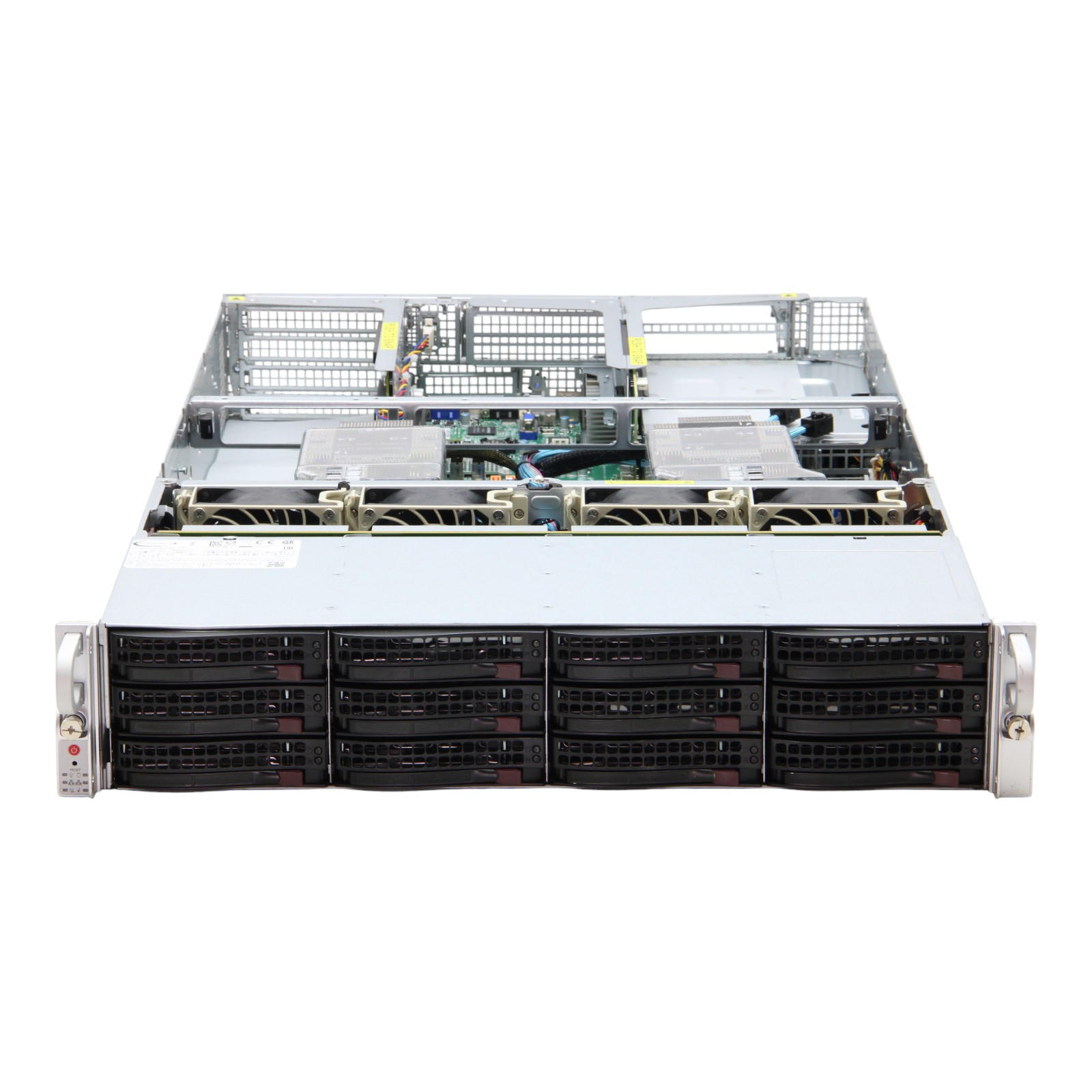 Supermicro CSE-829 X11DPU 2x LGA3647 0GB DDR4 4x 10GbE 12x LFF Servers w. Caddys