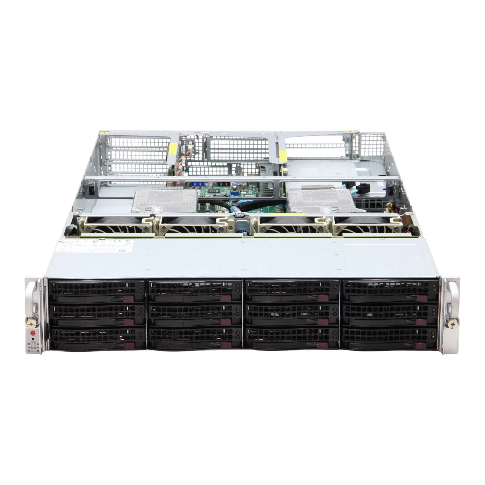 Supermicro CSE-829 X11DPU 2x LGA3647 0GB DDR4 4x 10GbE 12x LFF Servers w. Caddys