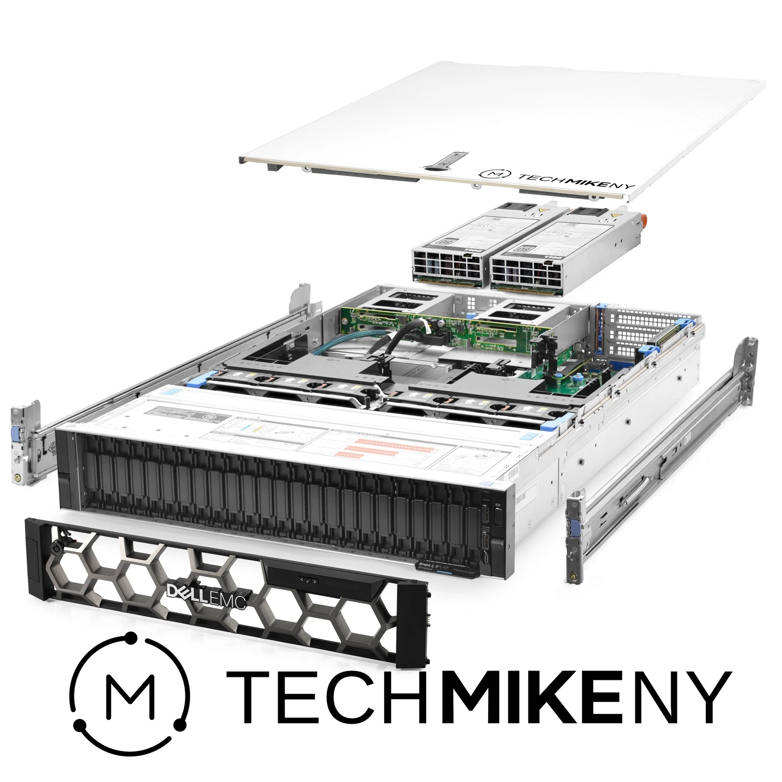 Dell PowerEdge R740xd Server 24-Bay SFF 2.40Ghz 40-Core 384GB RAM 2.4TB Storage