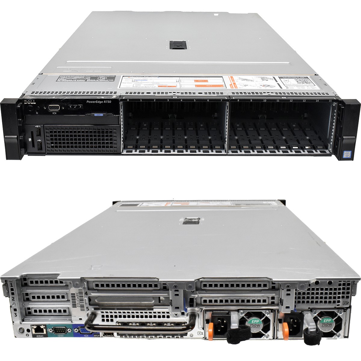 Dell PowerEdge R730 2xE5-2680 V4 64GB HDD 16x 2.5 inch Bay