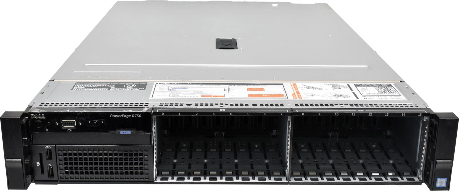 Dell PowerEdge R730 2xE5-2680 V4 64GB HDD 16x 2.5 inch Bay