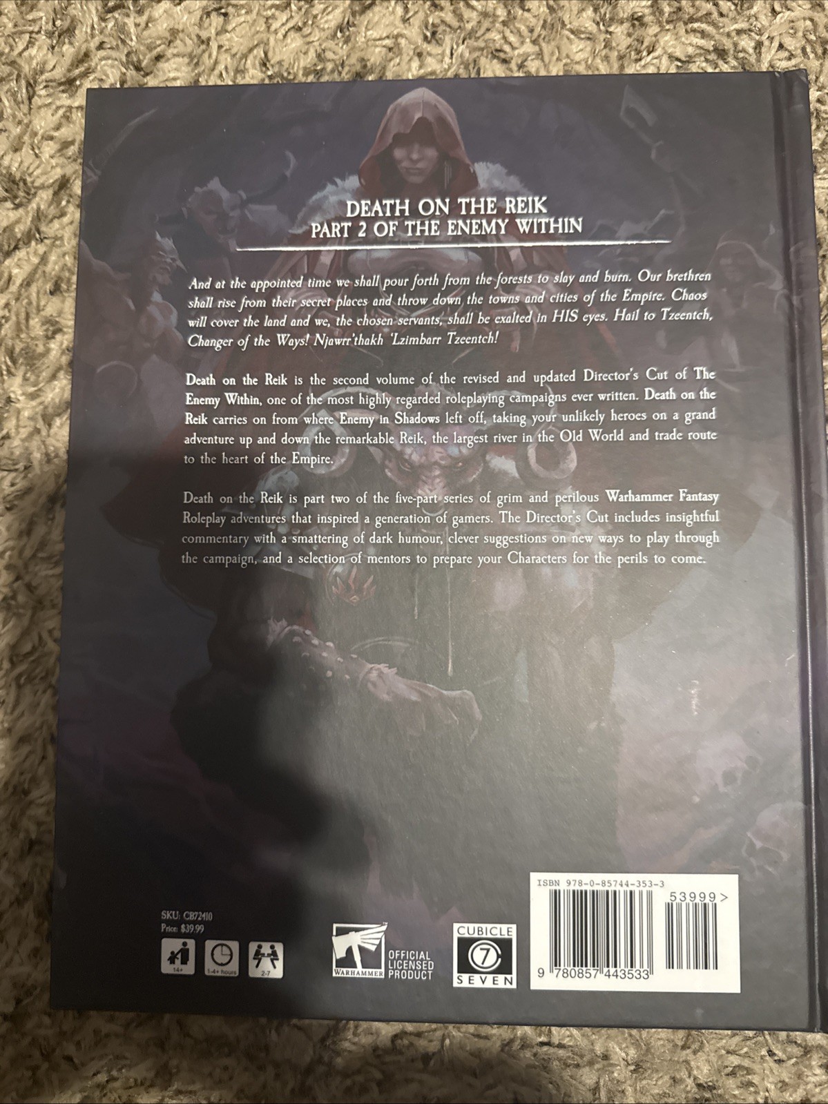 Warhammer Fantasy RPG: Enemy Within Campaign Volume #2 - Death on The Reik