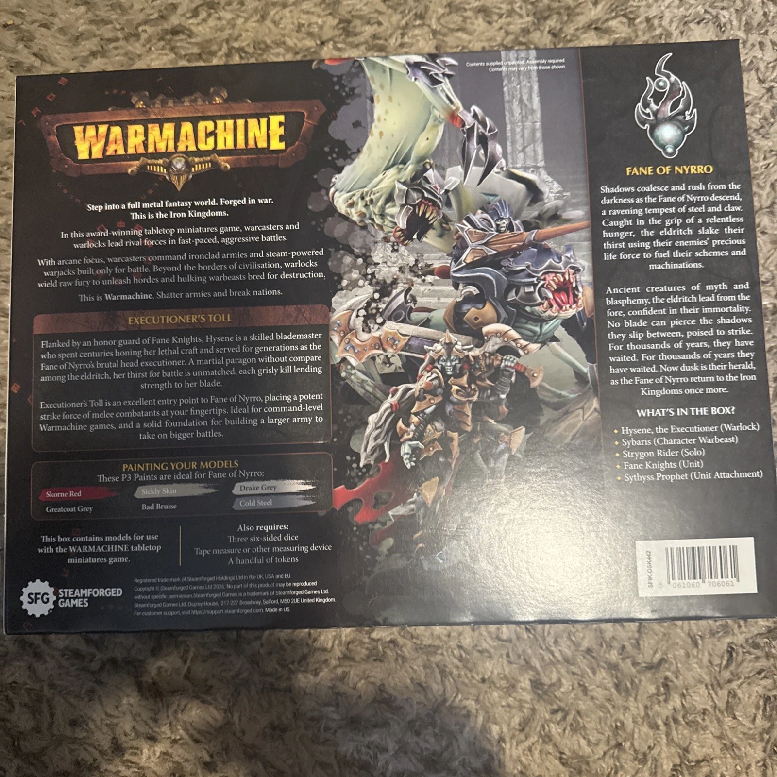 Warmachine: Dusk Fane of Nyrro – Executioner’s Toll