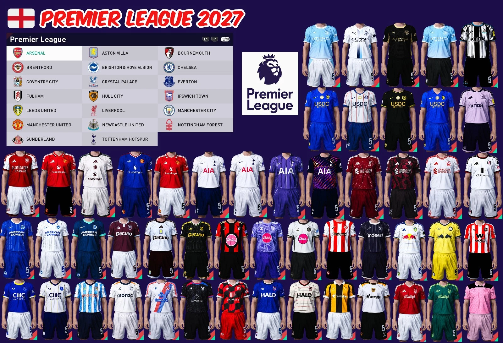 PES 2021 ORIGINAL PATCH Option File PS4 PS5 PC Season 2026/2027 Update 2027